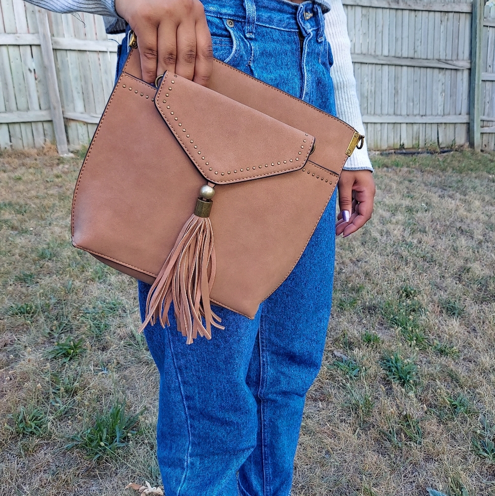 Brown Suede Simply Noelle 2 peice set